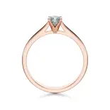 Pierścionek z diamentem różowe złoto AJPZ_004